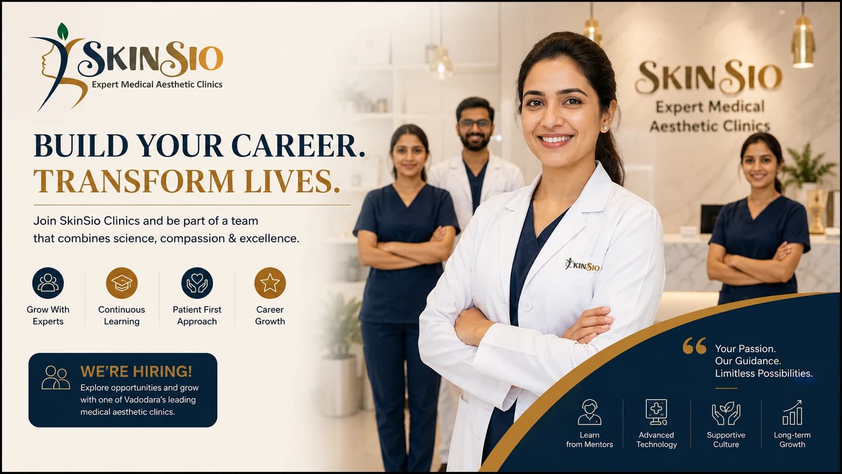 Join SkinSio Clinics — build your career, transform lives